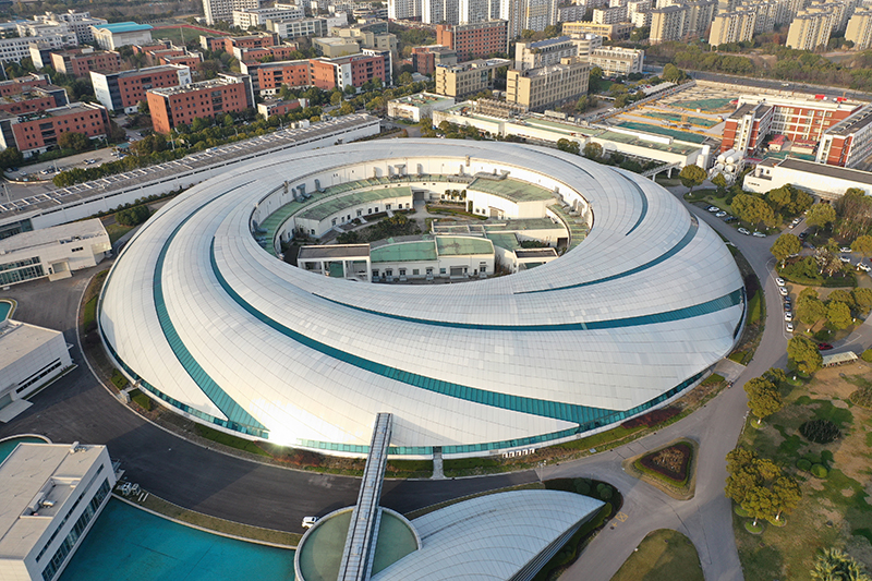 2019年3月12日，航拍上海光源項(xiàng)目。